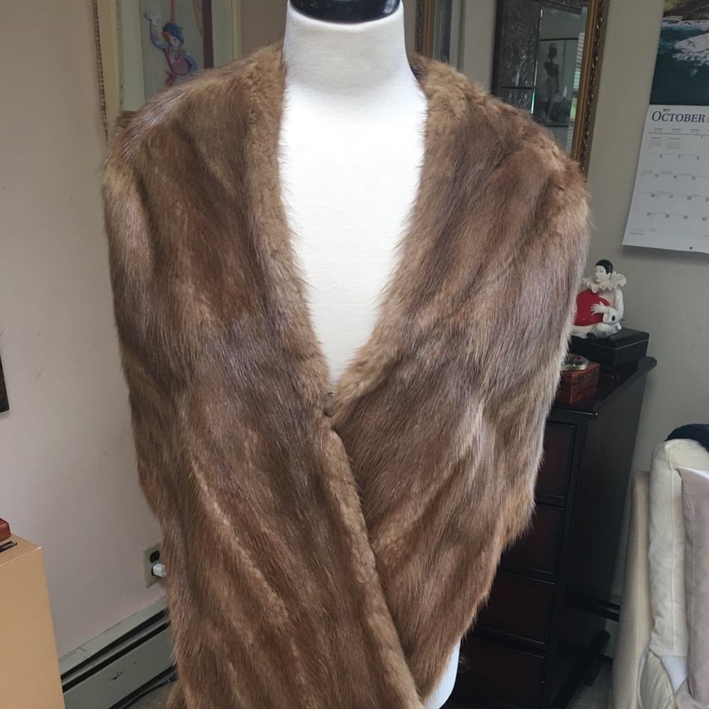 💯 Authentic Vintage Mink Stole